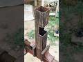 Best trick to join two square pipes in a T shape