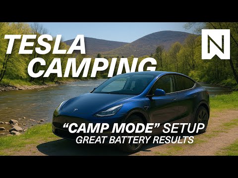 Tesla Model Y Road Trip NYC to Roscoe: Camp Mode Energy Efficiency