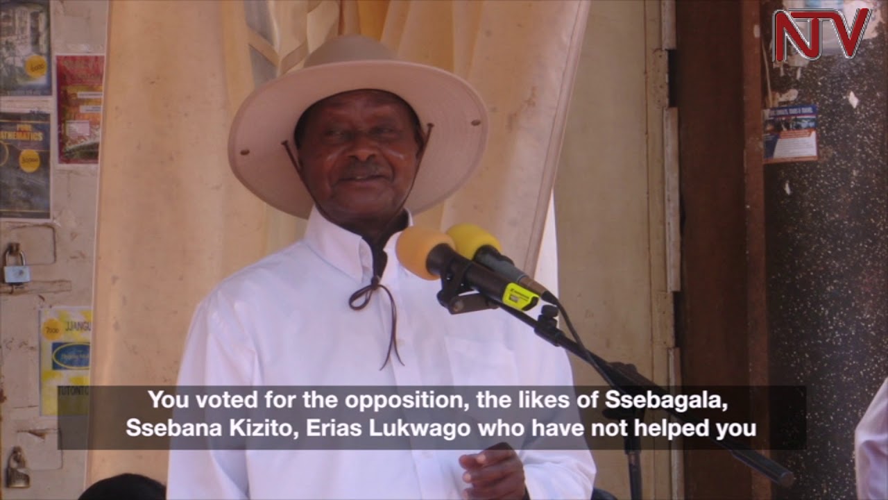 Museveni blames Kampala's mismanagement on the opposition