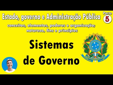 Estado, governo e administração pública parte 5 Sistemas de Governo