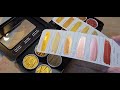 Coliro Pearl Colors Metallic Watercolour Swatching.