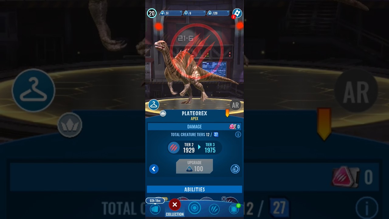 More attacks to the apex💥 PLATEOREX💥 - Jurassic world alive 