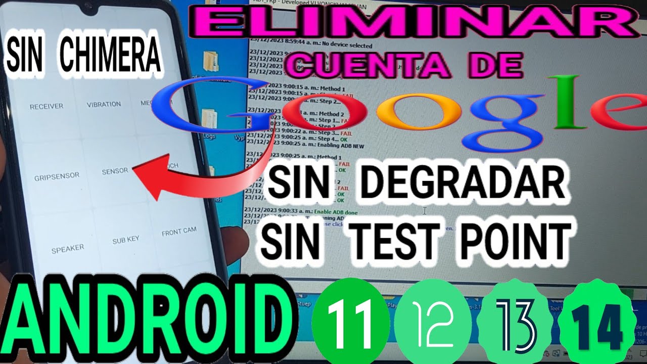 Nueva Seguridad Android 14 /13/12 2024 /Eliminar cuenta de google ...