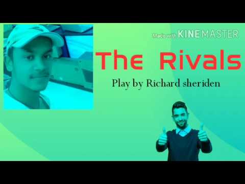 The Rivals Play By Richard Sheridan In Hindi Summary Explanation And Full Analysis Youtube