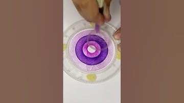 Calming Spiral Sounds ASMR | Relaxing Spirograph Art for Calm! #art #shorts #spirograph #asmr