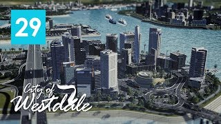 Cities Skylines: Westdale EP29 - Бетонная земля джунглей завтра с расслабляющей музыкой [4K]