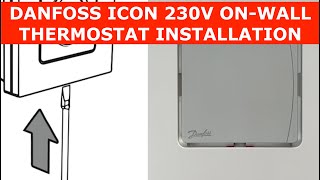 Icon 230V Display Danfoss Thermostat Installation