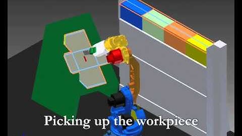 Robot arm simulation using Autodesk Inventor