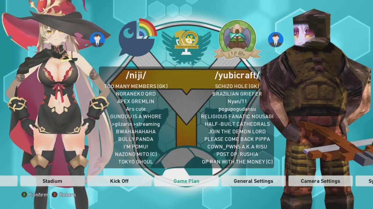 4chan Tournament Highlight - /vt/ League: /niji/ vs /yubicraft/ (Quarter-Finals, 3 October 2021)