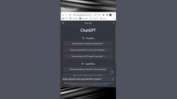 ChatGPT || Wikipedia app using Python #chatgpt #shorts