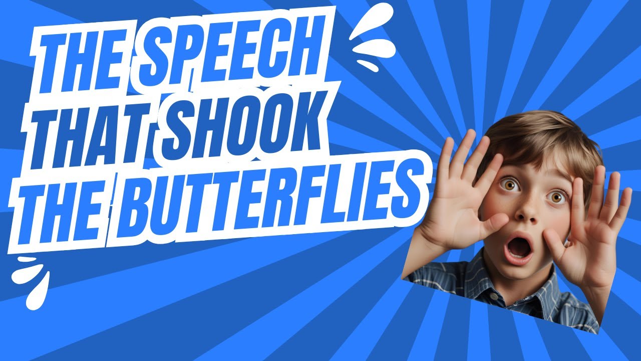 The Speech That Shook the Butterflies | Overcoming Fear of Public ...