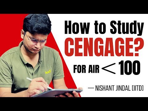 ? How To Self-Study CENGAGE Maths? || JEE 2024