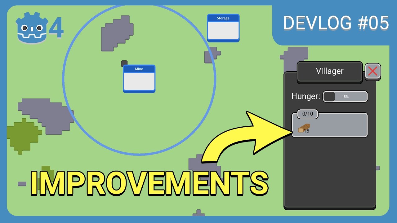 Lots of IMPROVEMENTS for my GODOT 4 GAME | DEVLOG #05 - YouTube
