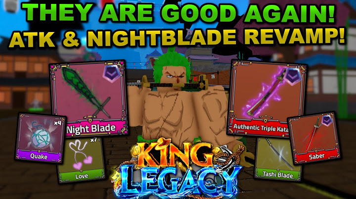 Every Attack & Weapon Changed In Roblox King Legacy Update 7! (ATK And Yoru are OP Again!)