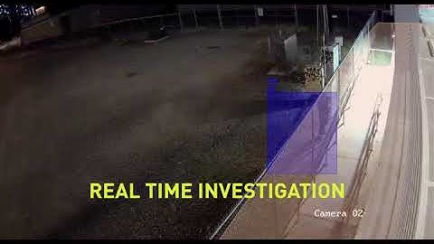 253A Graffiti tagger stopped in the act (video analytics example)