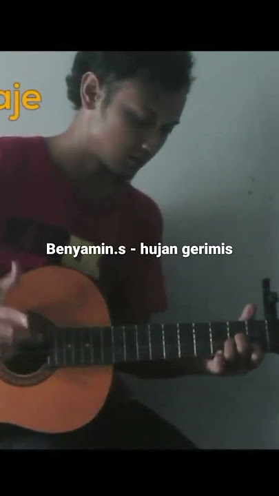 Hujan gerimis fingerstyle - H. benyamin.s #Shorts