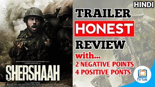 SHERSHAAH TRAILER (2021) HONEST REVIEW in HINDI || HIT OR FLOP || TELEVISION TALK ||