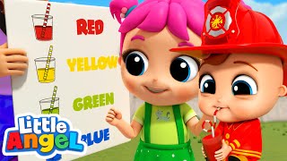 Drink Your Colorful Juice Song | Healthy Habits Little Angel Nursery Rhymes by Healthy Habits Little Angel Nursery Rhymes 24,057 views 1 year ago 4 minutes, 17 seconds