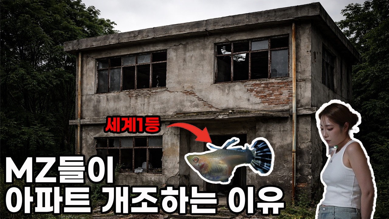 학계가 경악한 폐건물의 지하수 구피들(세계1등만 30번)