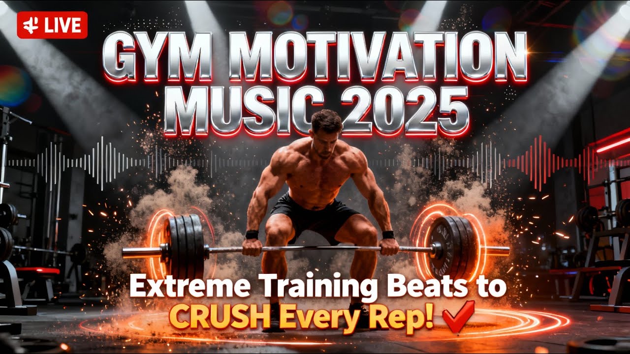 Infinite Power Workout Beats | Gym Motivation Music 2025 | Fitness Goal Tracks Live 💪 