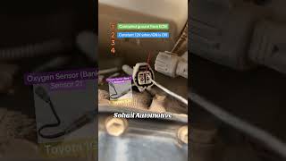 Oxygen sensor# O2 sensor# exhaust air temperature sensor wiring diagram
