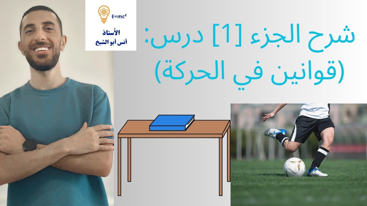 شرح الجزء[1] درس: قوانين نيوتن في الحركة 💯💯 /