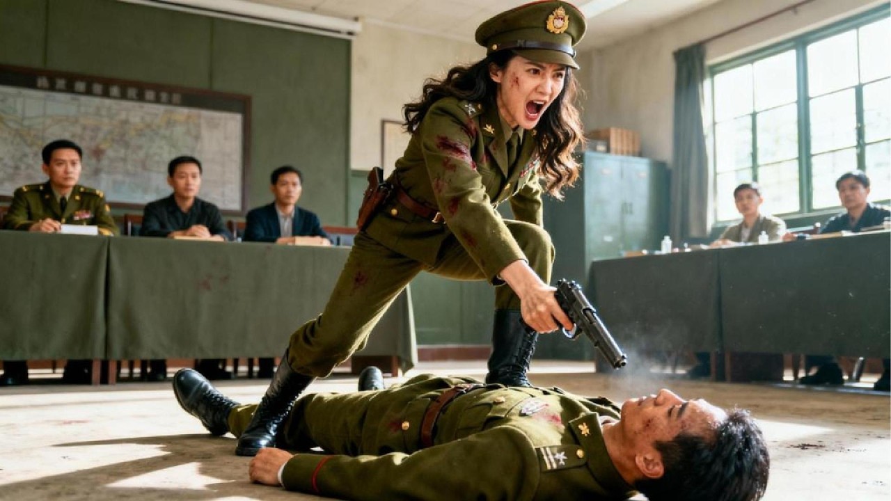 Thiếu Tá Tát Lật Mặt Vợ Trước Cả Đơn Vị, Bắt Quỳ Xin Lỗi – Vợ Rút Súng Chĩa Vào Đầu