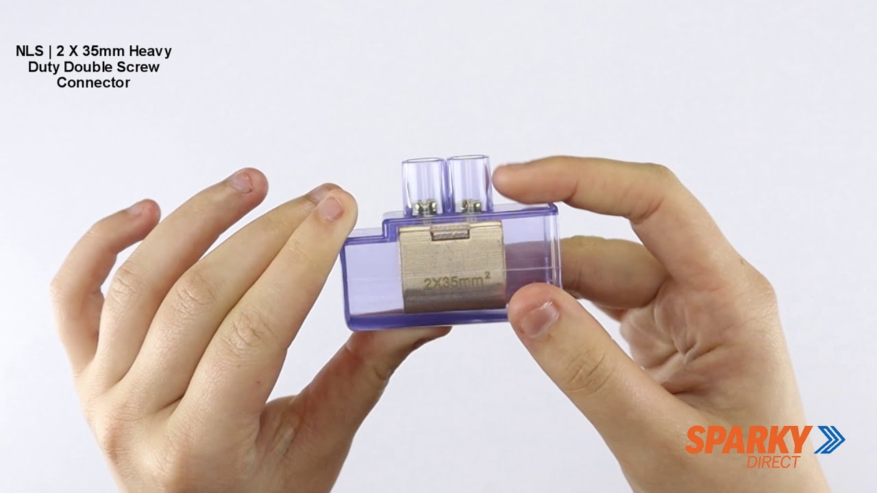 NLS | 2 X 35mm Heavy Duty Double Screw Connector