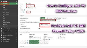 FortiGate Firewall: Cara Mengonfigurasi Antarmuka DMZ | Kebijakan Firewall LAN ke DMZ | 2024 | Bahasa Indonesia