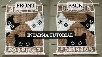 INTARSIA TAPESTRY CROCHET TUTORIAL | Made By Mints