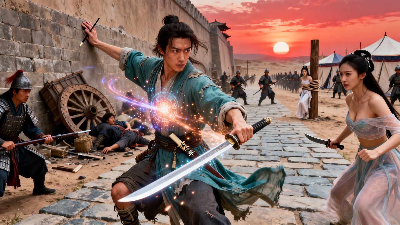 [Multi SUB] ｜穿越后激活书道系统，凭代写书信练气疗伤，腰间戒尺藏着父亲遗留的“太平”细剑！最终融合五行精魄治愈顽疾，以太平剑气守护北境！#剧能充电站 #MiniDrama#精彩大陆短剧