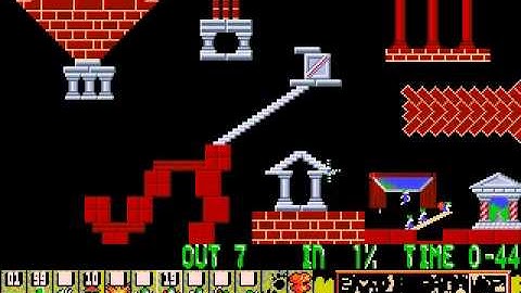 DOS Oh No! More Lemmings Crazy 11 No Problemming!