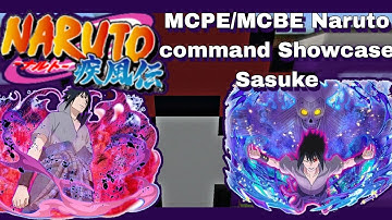 MCPE/MCBE Naruto command Showcase Sasuke 【ChidorixMangekyōSharingan】//Download