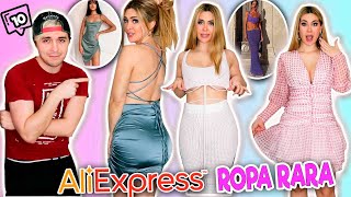 MI NOVIO ME COMPRA LA ROPA MÁS RARA Y SEXY DE ALIEXPRESS  Se pasó!!