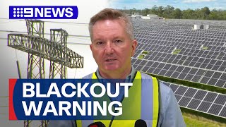 Warning for potential summer blackouts amid green energy project delays | 9 News Australia