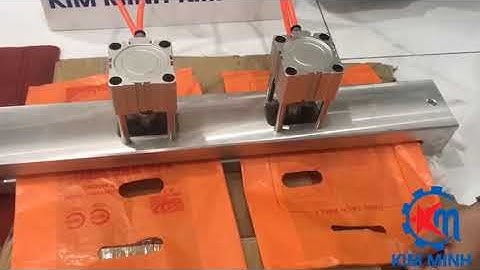 ĐỤC LỖ 2 DÂY TÚI HỘT XOÀI , TÚI PE , NGÀNH BAO BÌ TÚI NHỰA