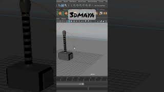 #shortsvideo #viral #3danimation #mayatutorial #trending  #modeling #marvel #thor #hammer #shorts