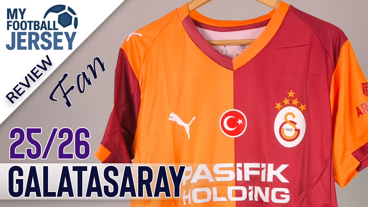 Galatasaray Home Jersey 25/26 (YYJersey) Fan Version Review - YouTube