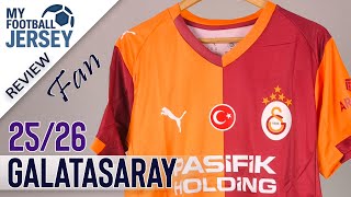 Galatasaray Home Jersey 25/26 (YYJersey) Fan Version Review - YouTube