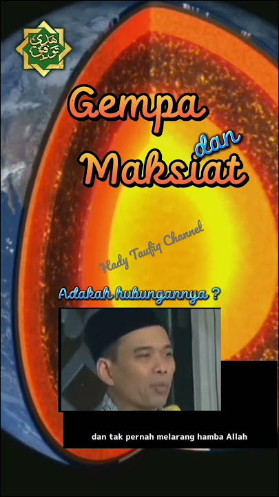 Ceramah singkat UAS tentang gempa bumi | hari ini