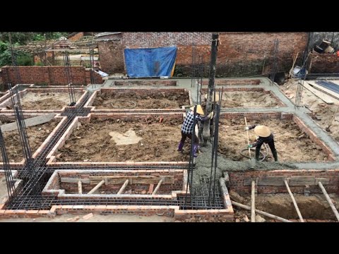 Technology Construction Of A New Style Concrete Beam Foundation - Modern Construction