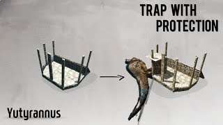 Yutyrannus Trap (How to tame a Yutyrannus) Ark Survival Evolved (Structure Clipping On)