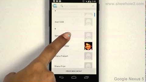 Google Nexus 5 - Add New Phone Number To Existing Contact