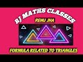 FORMULA RELATED TO TRIANGLES FOR ALL CLASSES