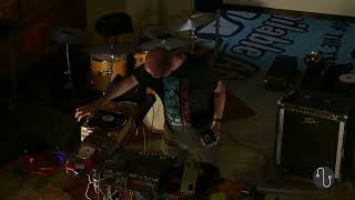 May 2024 Frequency Fridays: Ironing
On the evening of Friday, May 3rd, we proudly presented electronic didgeridoo player/video artist John Hardin (CA), CG Ryan, Al DiLorenzo and Laura Feathers’ multidisciplinary collaboration COLOURS (CMH/NYC), Andrew Chadwick’s solo project Ironing (FL), and jazz improvisation duo Cox/Strange.
Supporters of our 2023-2024 season include the Greater Columbus Arts Council, the Ohio Arts Council, the National Endowment for the Arts, and the Columbus Foundation.
About the artist:
Ironing, in existence since 2005, is the project of Andrew Chadwick, can be described as a live physical mashup collage party of vinyl, tape, radio, & microcassette. May 2024 Frequency Fridays: Ironing
