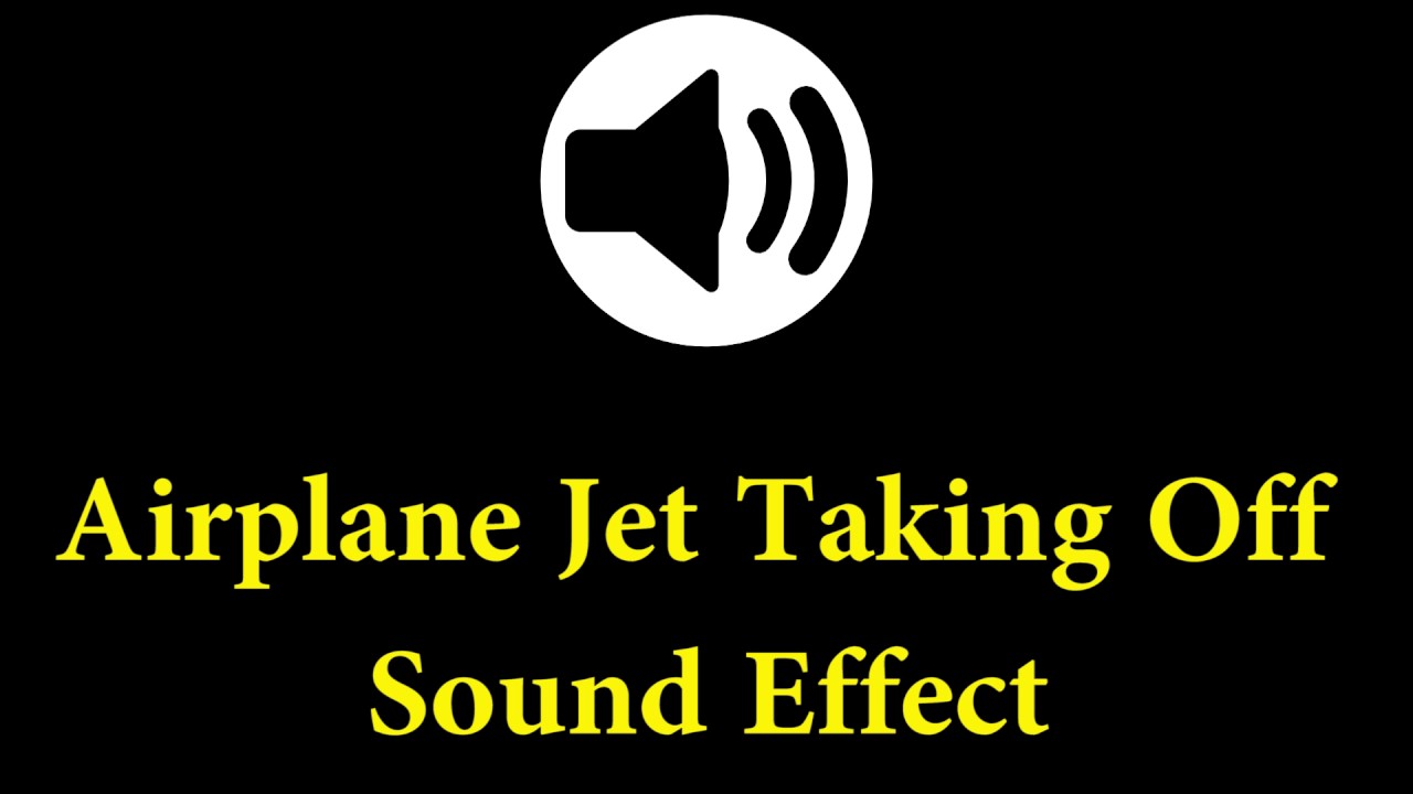 Airplane Jet Taking Off Sound Effect - Sound Effect Free Download - YouTube