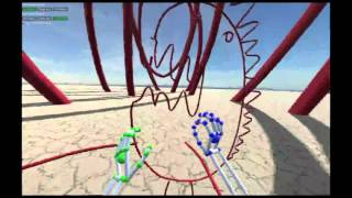 I combined the Leap Motion draw and scale utilities