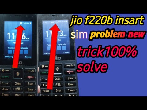 lyf jio f220b sim not working jio f220b insart sim problem solution by ...