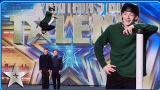 Duncan Murray BOUNCES over Ant  Dec in EXTREME pogo  Audition  BGT 2024