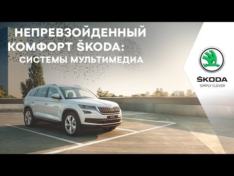 Комфорт в ŠKODA KODIAQ: Системы мультимедиа